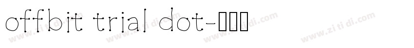 offbit trial dot字体转换